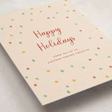 "Happy Dots" - Holiday Cards in Whipped Cream by Ani Somi - Detail