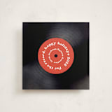 "For the Record" - Holiday Cards in Maple Leaf by Gwen Bedat - Front
