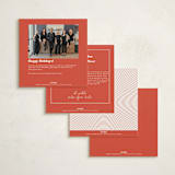 "For the Record" - Holiday Cards in Maple Leaf by Gwen Bedat - Back of Card Options