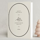 "matchbook" - Holiday Cards in Coal by Megan Davis - Folded Card