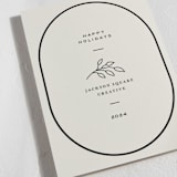 "matchbook" - Holiday Cards in Coal by Megan Davis - Detail