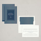 "Striped Season" - Holiday Cards in Juniper Berry by Amy Kross - Assembled