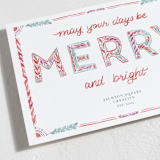 "Watercolor Lettering" - Holiday Cards in Cherry by Cindy Reynolds - Detail