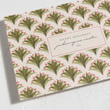 "Wrapping Paper" - Holiday Cards in Pine by Claudia Orengo - Detail