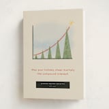 "Christmas Tree Chart" - Holiday Cards in Ivory by Becky Nimoy - Folded Card