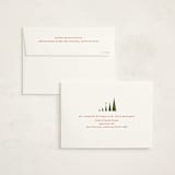 "Christmas Tree Chart" - Holiday Cards in Ivory by Becky Nimoy - FREE Recipient Addressing