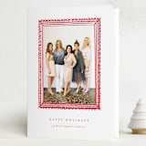 "Illustrated Frame" - Holiday Cards in Holly Berry by AK Graphics - Folded Card