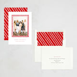 "Illustrated Frame" - Holiday Cards in Holly Berry by AK Graphics - Assembled