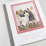 "Illustrated Frame" - Holiday Cards in Holly Berry by AK Graphics - Detail