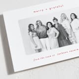 "Simply grateful" - Holiday Cards in Holly Berry by AK Graphics - Detail