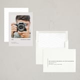 "Photogenic" - Holiday Cards in Titanium by Gwen Bedat - Assembled