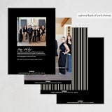 "Mod appreciation" - Holiday Cards in Ink by Creo Study - Back of Card Options