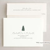 "Winter Wonderland" - Holiday Cards in Evergreen by Robin Ott - FREE Recipient Addressing
