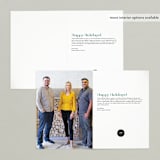 "Thankful Pie Chart" - Holiday Cards in Teal by J. Dario Design Co. - Interior Options