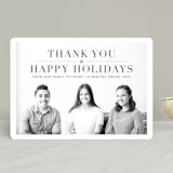 "Thank You" - Holiday Cards in Pine by Kasia Labocki - Front