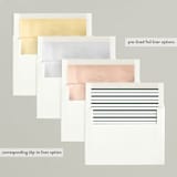 "Thank You" - Holiday Cards in Pine by Kasia Labocki - Envelope Liners