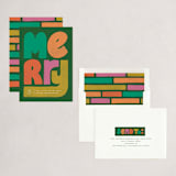 "Chunky" - Holiday Cards in Retro by Jen Owens - Assembled