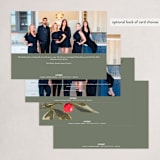 "Holiday Classic" - Holiday Cards in Moss by Chris Griffith - Back of Card Options