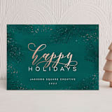 "Elegant Evergreen" - Holiday Cards in Evergreen by Hooray Creative - Front