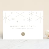 "Stars" - Holiday Cards in Golden by Lori Wemple - Front