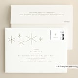 "Stars" - Holiday Cards in Golden by Lori Wemple - FREE Recipient Addressing
