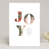 "Abstract Joy" - Holiday Cards in Evergreen by Anna Elder - Front