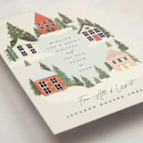 "Vintage Town" - Holiday Cards in Cookie Dough by Hannah Williams - Detail