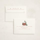 "Vintage Town" - Holiday Cards in Cookie Dough by Hannah Williams - FREE Recipient Addressing