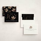"sprig of joy" - Holiday Cards in Coal by Jackie Crawford - Assembled