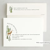 "Winter Forest" - Holiday Cards in Juniper by Creo Study - FREE Recipient Addressing