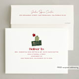 "Gift of Gratitude" - Holiday Cards in Stocking by Robert and Stella - FREE Recipient Addressing
