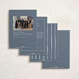 "Festive Side Ribbon Wreath" - Holiday Cards in Juniper by Jackie Crawford - Back of Card Options