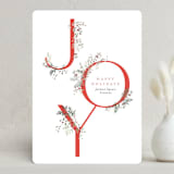 "Pine & Berry Joy" - Holiday Cards in Jolly Red by Itsy Belle Studio - Front