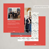 "Pine & Berry Joy" - Holiday Cards in Jolly Red by Itsy Belle Studio - Back of Card