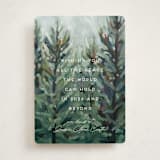 "Peaceful Forest" - Holiday Cards in Forest by Holly Whitcomb - Front