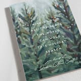 "Peaceful Forest" - Holiday Cards in Forest by Holly Whitcomb - Detail