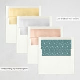 "Dr. Nutcracker" - Holiday Cards in Midnight Teal by Tennie and Co. - Envelope Liners