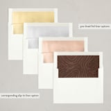 "bright globe" - Holiday Cards in Christmas Eve by Grae - Envelope Liners