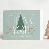 "Thank You Tree" - Holiday Cards in Spruce by Alethea and Ruth - Folded Card