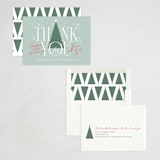 "Thank You Tree" - Holiday Cards in Spruce by Alethea and Ruth - Assembled