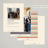 "Holly Jolly Holidays" - Holiday Cards in Cream by Robert and Stella - Back of Card