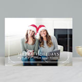 "Framed" - Holiday Cards in Snow by Creo Study - Front