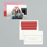 "Framed" - Holiday Cards in Snow by Creo Study - Assembled