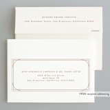 "Framed" - Holiday Cards in Snow by Creo Study - FREE Recipient Addressing