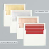"Framed" - Holiday Cards in Snow by Creo Study - Envelope Liners