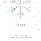 "Gentle Snowfall" - Holiday Cards in Blizzard by Kimberly Morgan - Close-Up