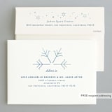 "Gentle Snowfall" - Holiday Cards in Blizzard by Kimberly Morgan - FREE Recipient Addressing
