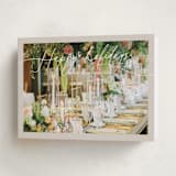 "Looped" - Holiday Cards in Cookie Dough by Nicole Walsh - Folded Card