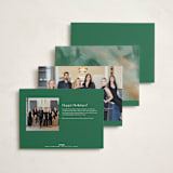 "Wouldn't Be Us" - Holiday Cards in Evergreen by Keen Peachy - Back of Card