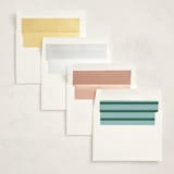 "Wouldn't Be Us" - Holiday Cards in Evergreen by Keen Peachy - Envelope Liners